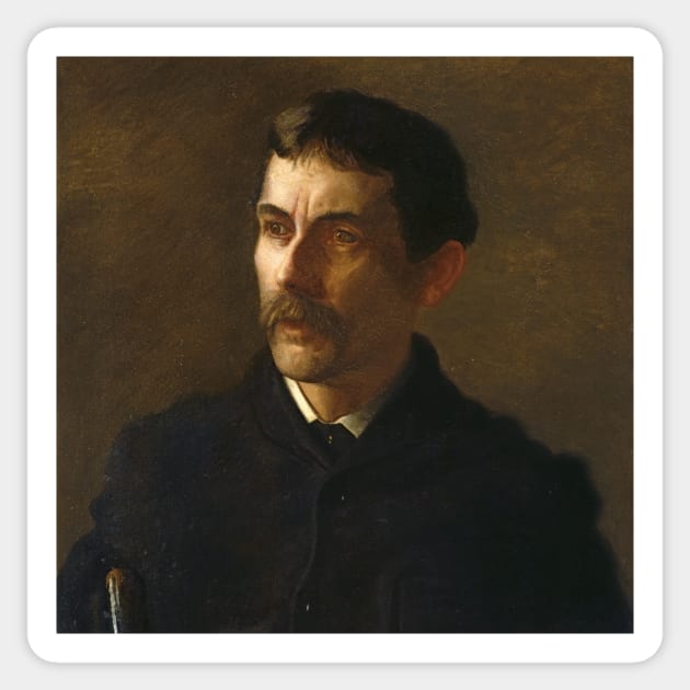 Talcott Williams by Thomas Eakins Sticker by Classic Art Stall